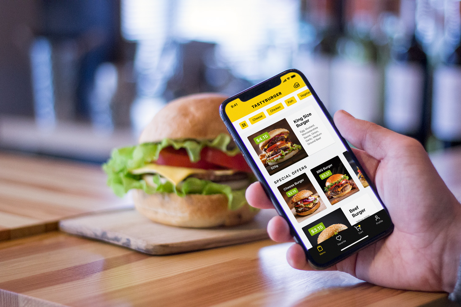 Мобильное приложение еда