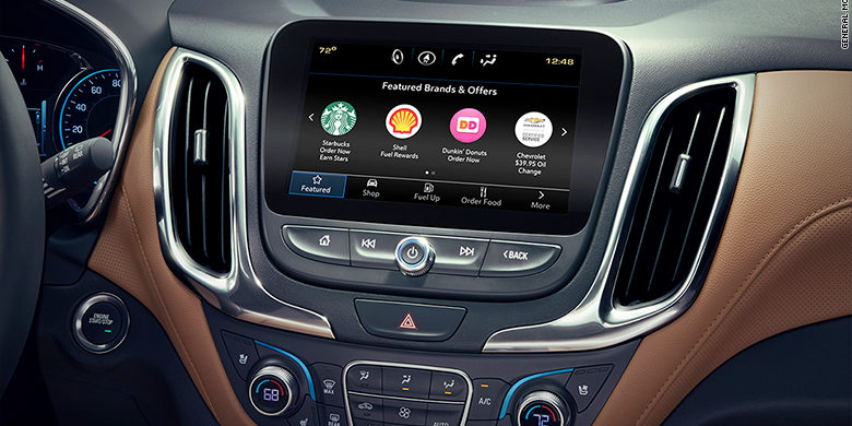 <pre>Новое приложение GM позволяет вам заказывать Starbucks во время вождения