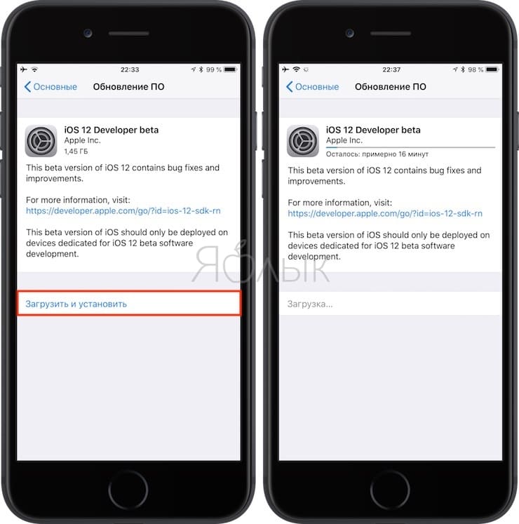 Как установить iOS 12 бета для разработчиков на айфон или айпад (регистрация не требуется)