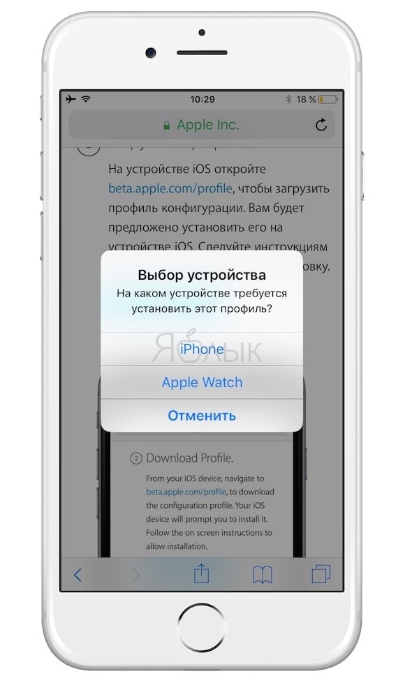 Установка публичной iOS бета