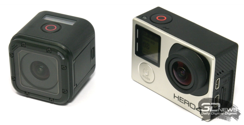 Экшен-камеры GoPro Hero 4 Session и GoPro Hero 4 Silver