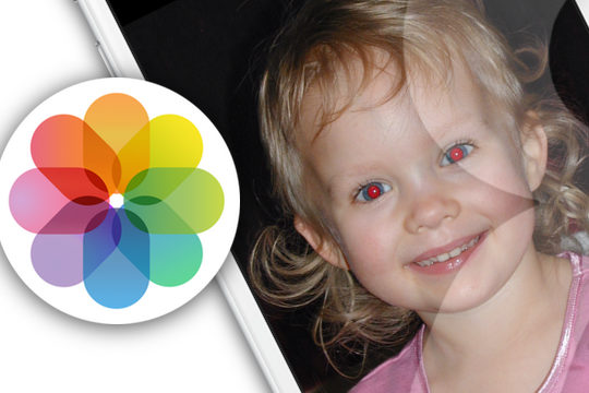 Как убрать красные глаза с фото на iPhone или iPad без дополнительных приложений