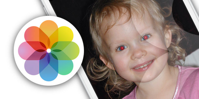 Как убрать красные глаза с фото на iPhone или iPad без дополнительных приложений