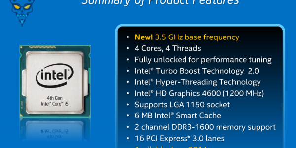 Обзор процессора Intel Core i5-4690K. Что под крышкой у Devil’s Canyon? / Процессоры и память