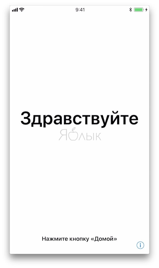 как настроить новый iPhone