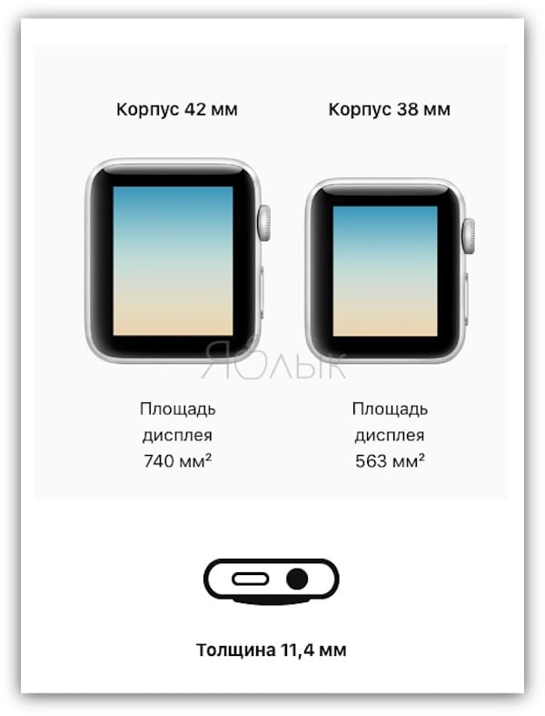 Чем отличается дисплей в Apple Watch Series 4 от Apple Watch Series 3