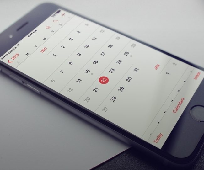 В iOS 12 появился новый календарь