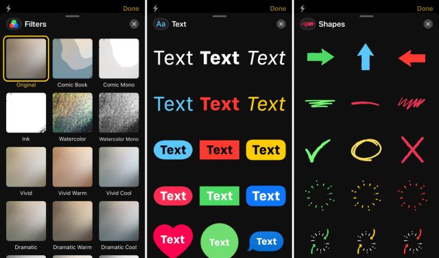 iMessage-Filters-Text-Shapes