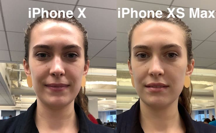 Селфи-камера iPhone XS автоматически «улучшает» кожу на фото