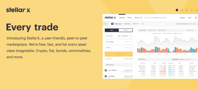 StellarX запустил децентрализованную биржу с поддержкой фиатных валют