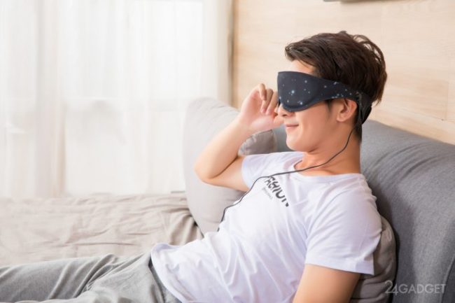 Маска с инфракрасным излучением заботится о глазах (3 фото)