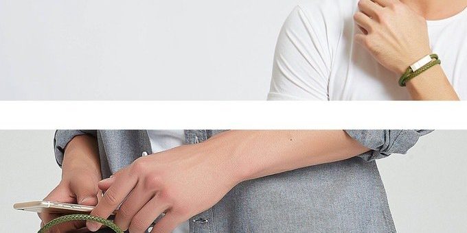 Новый защищённый кабель для зарядки можно носить на руке (7 фото + видео)