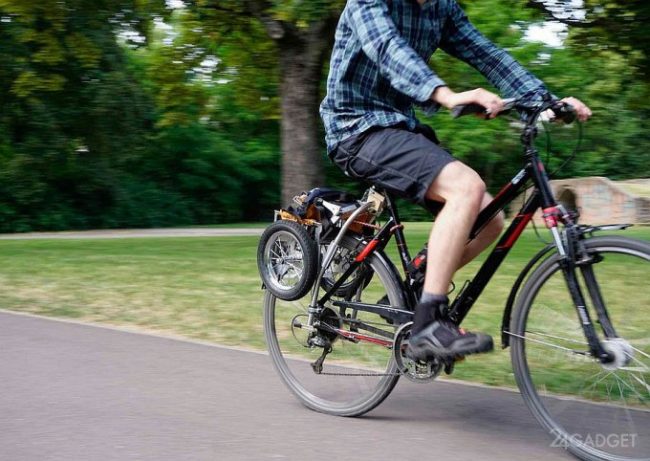 Trenux – складной велосипедный прицеп (7 фото + видео)