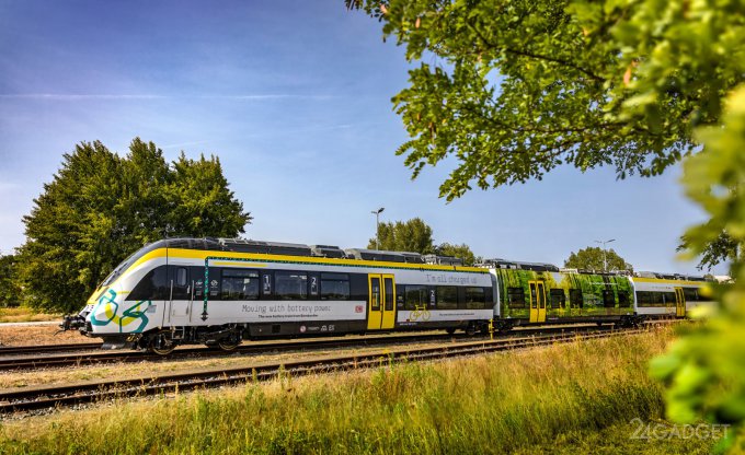 В Германии пассажирский поезд на батареях запустят в следующем году
