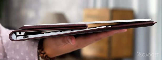HP выпустил кожаный ноутбук Spectre Folio с необычной конструкцией (17 фото + видео)