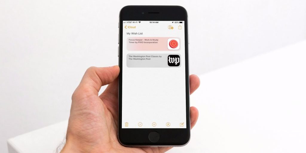 Как создать список желаний из App Store в Заметках или Lookmark