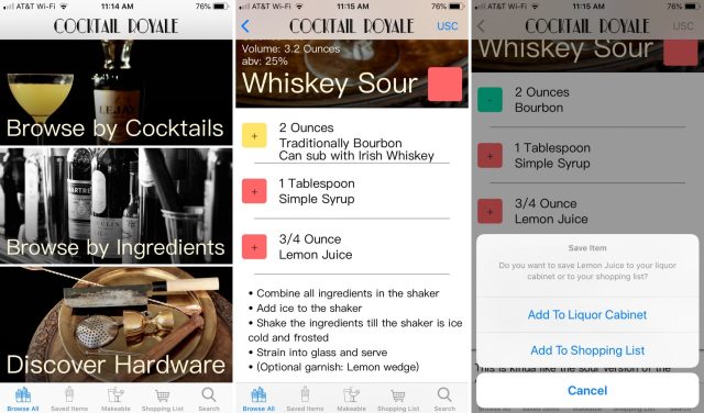 Cocktail-Royale-on-iPhone
