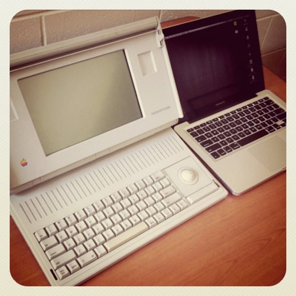 Первый ноутбук Apple Macintosh Portable