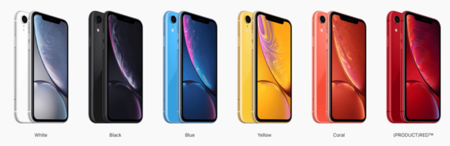 В каком цвете купить iPhone XR? (белый, чёрный, синий, жёлтый, коралл или (Product)Red)