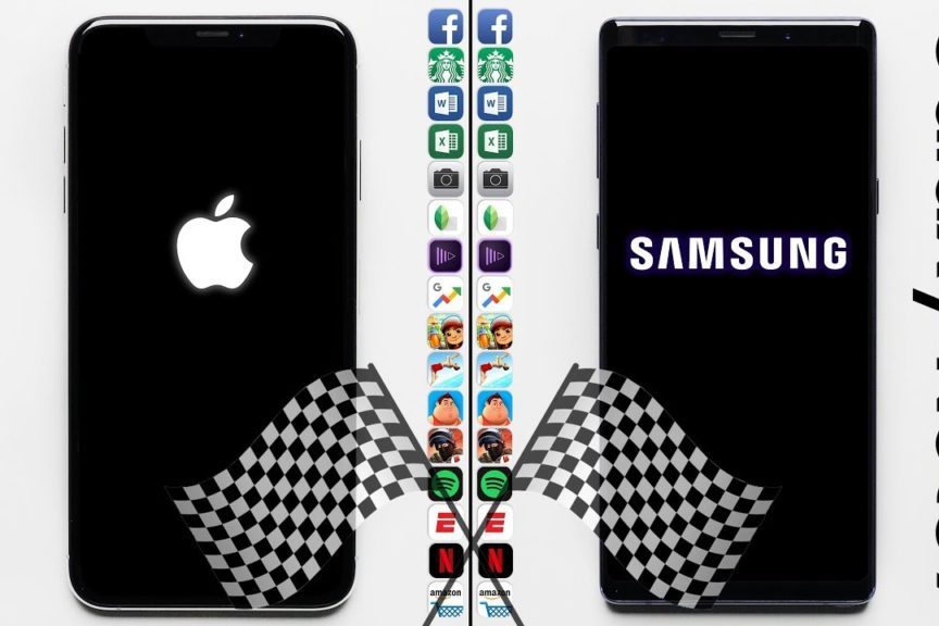iPhone XS Max vs Galaxy Note 9: тест на скорость в реальном мире