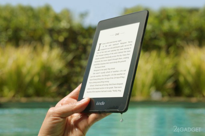 Kindle теперь не страшно брать в бассейн или ванну (8 фото + видео)