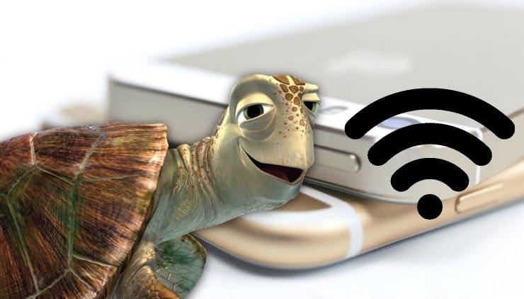 Медленный тормозит интернет (3g / 4g / Wi-Fi) на Айфоне