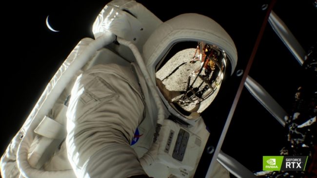 NVIDIA показала демонстрацию RTX на примере высадки на Луну
