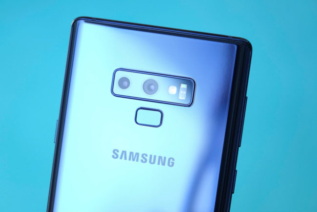 Samsung Galaxy Note 9 получил обновление камеры