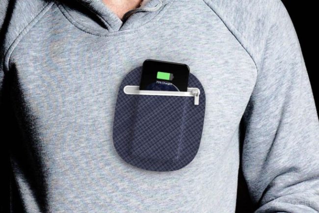 Съёмный «электрокарман» заряжает гаджеты от энергии Солнца (3 фото)