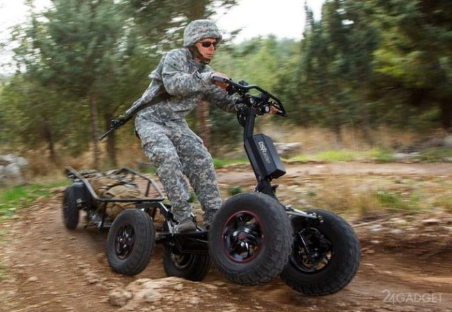 Внедорожный сигвей приняли на военную службу (4 фото + видео)