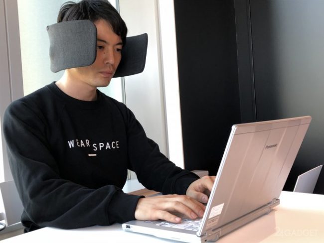 Японские шоры защитят от шумных коллег в офисе (12 фото + видео)