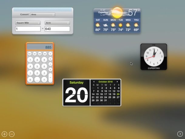 dashboard-in-macos-610×459