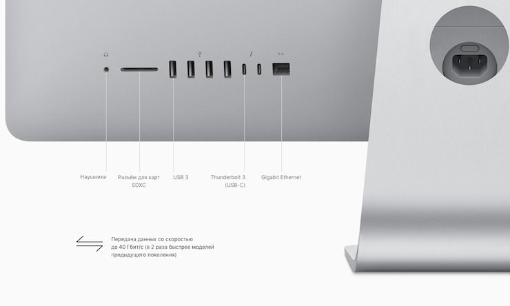 iMac 2017 интерфеqcs