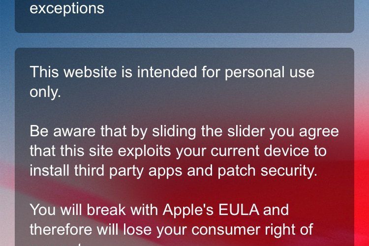 Джейлбрейк iOS 4.0-12.0.1 в стиле JailbreakMe уже в разработке