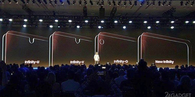 Samsung представил экраны с разноформатными «челками» (3 фото)