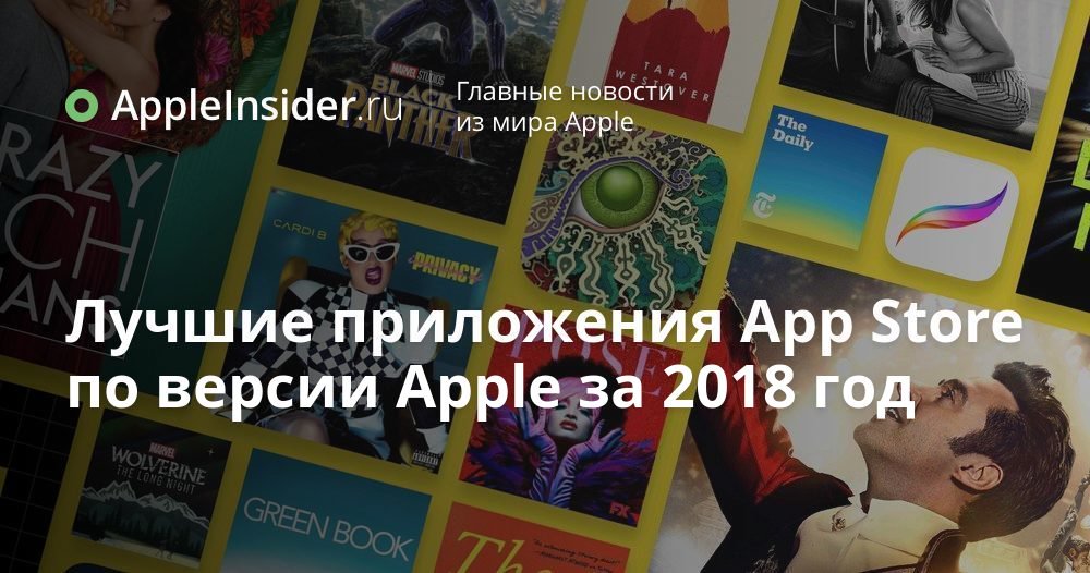 Лучшие приложения App Store по версии Apple за 2018 год