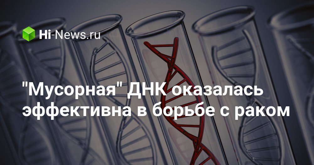 «Мусорная» ДНК оказалась эффективна в борьбе с раком