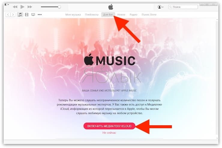 Как слушать Apple Music на компьютере Windows или Mac используя программу iTunes (рекомендуется)