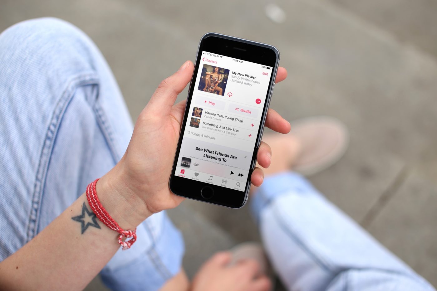 Как сохранить плейлист apple music