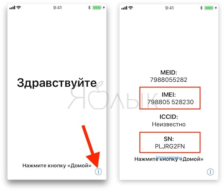 Как найти IMEI и серийный номер на iPhone