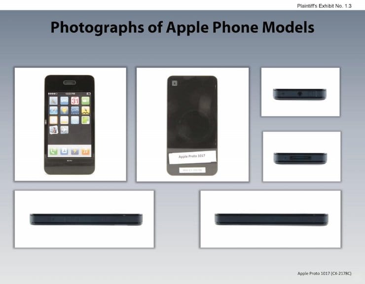 Прототипы первых моделей iPhone
