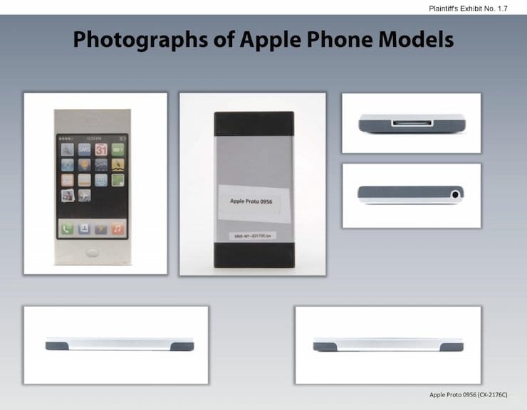 Прототипы первых моделей iPhone