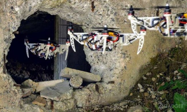 Дрон-трансформер изменяет форму для преодоления препятствий (видео)