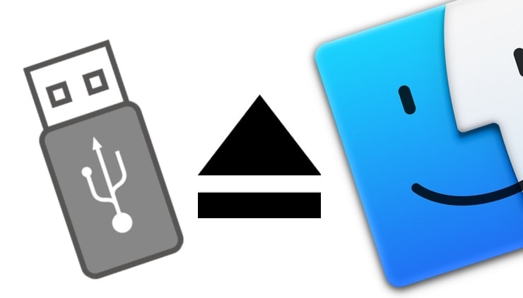 Как извлекать флешки, съемные диски и т.д. в macOS (7 способов)