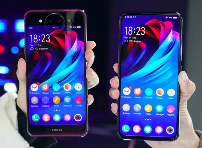 Vivo показал смартфон с двойным экраном, но без фронтальной камеры (9 фото)