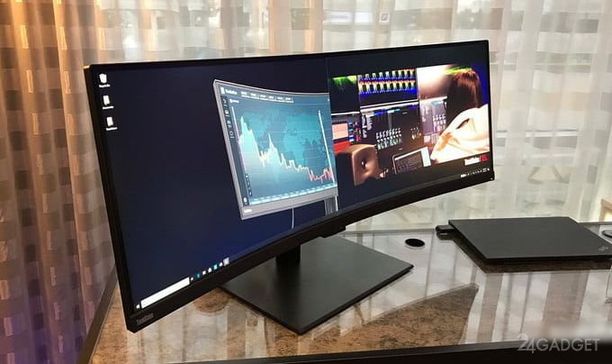 CES 2019: бизнес-ноутбуки и необъятный монитор от Lenovo (9 фото)