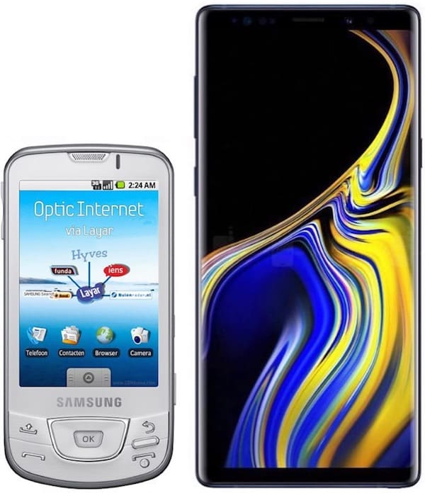 Samsung (Galaxy i7500 и Galaxy Note 9)
