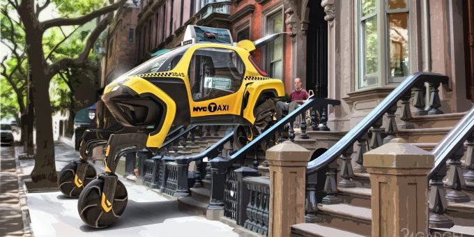 Гибридный «шагомобиль» Elevate от Hyundai (9 фото + видео)