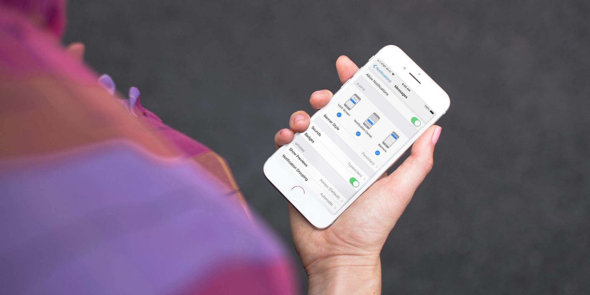 Как сделать уведомления на iPhone и iPad постоянными