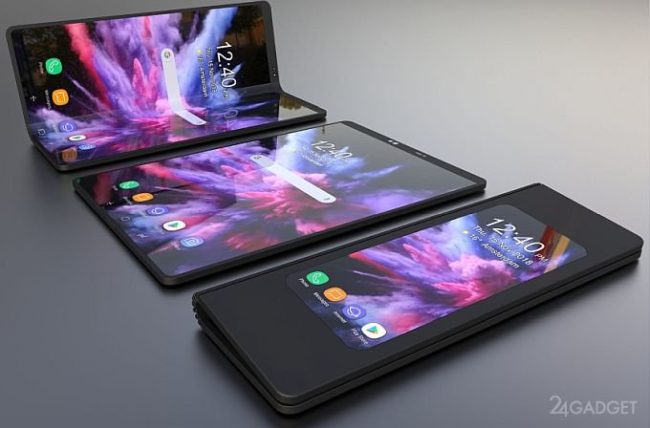 Samsung лишь избранным показал сгибаемый смартфон